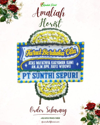 Papan Bunga Duka di Muaradua