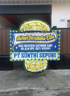 Papan Bunga Duka di Muaradua