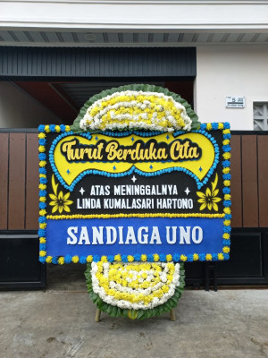 Papan Bunga Duka di Muaradua